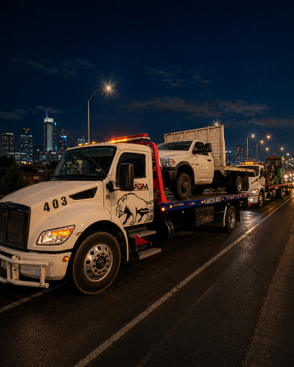 Convoy de grúas AGM